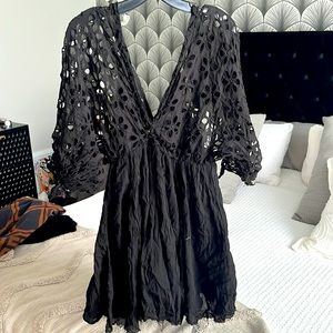 Freepeople black mini dress